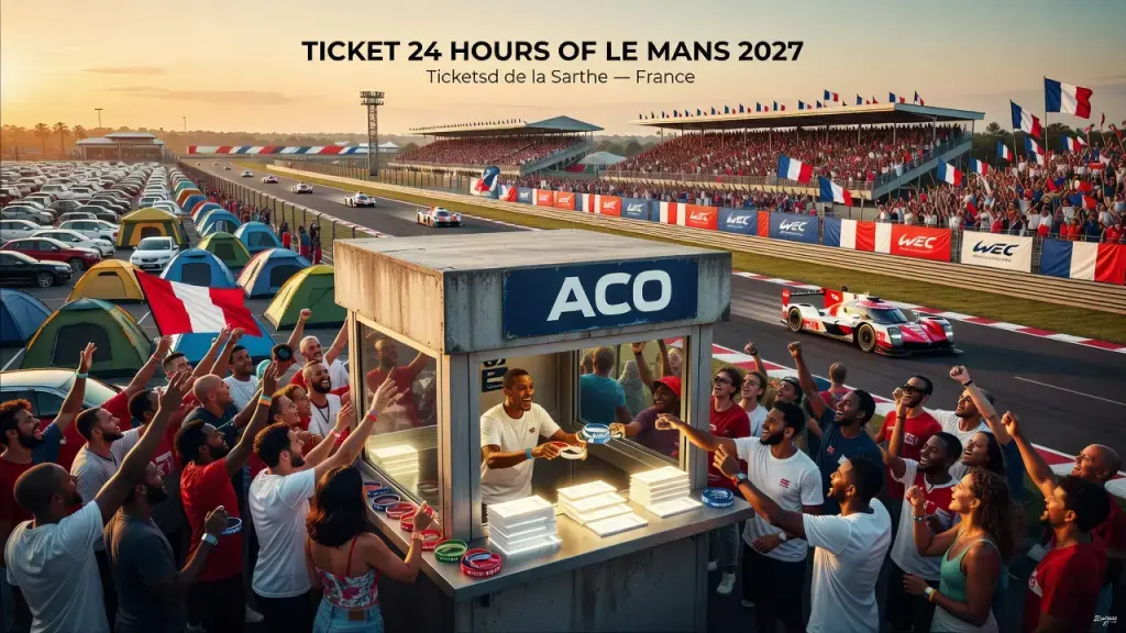 Venda de Ingressos para as 24 Horas de Le Mans de 2027 Abre em Novembro